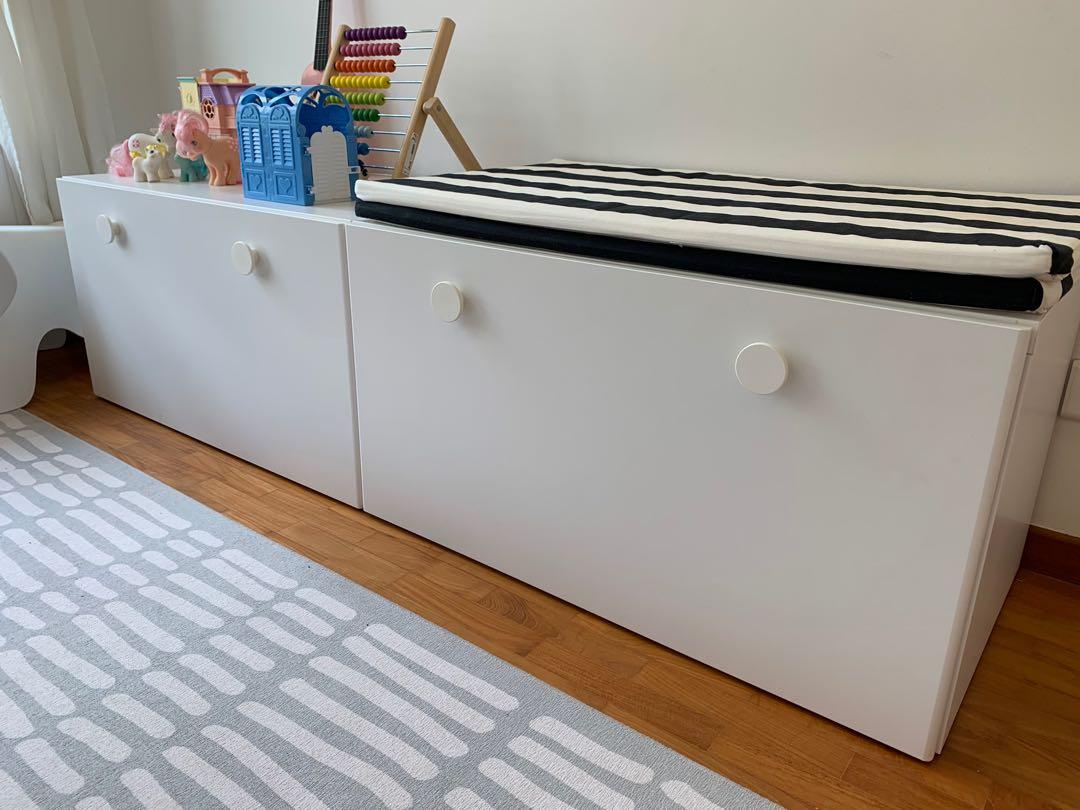 IKEA Samstad Toy Box / Bench, Furniture & Home Living, Furniture