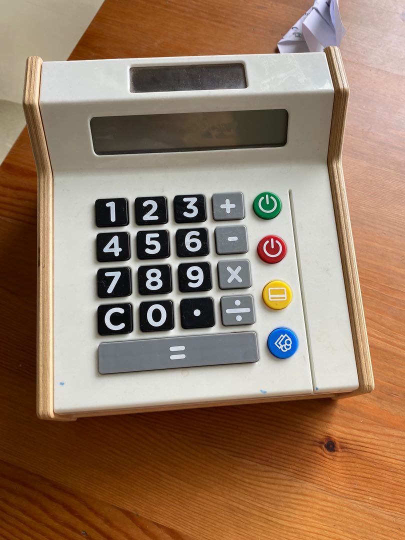 Ikea wooden cash register montessori toy, Hobbies & Toys, Toys & Games
