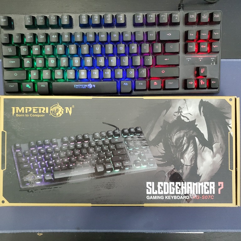IMPERION SLEDGEHAMMER 7 87 KEYS TKL RGB, Computers & Tech, Parts
