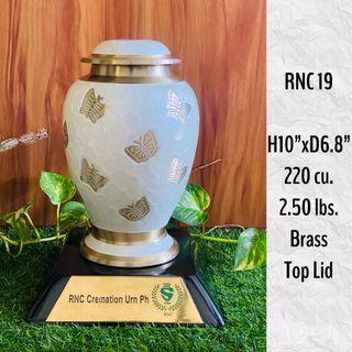 Imported Metal Brass Cremation Urn - RNC 19