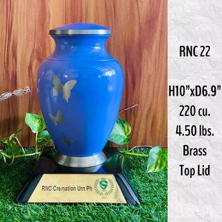 Imported Metal Brass Cremation Urn - RNC 22