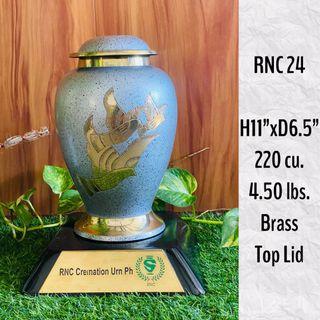 Imported Metal Brass Cremation Urn - RNC 24