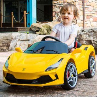 In stock - Ferrari Kids Electric Car with Opening Doors