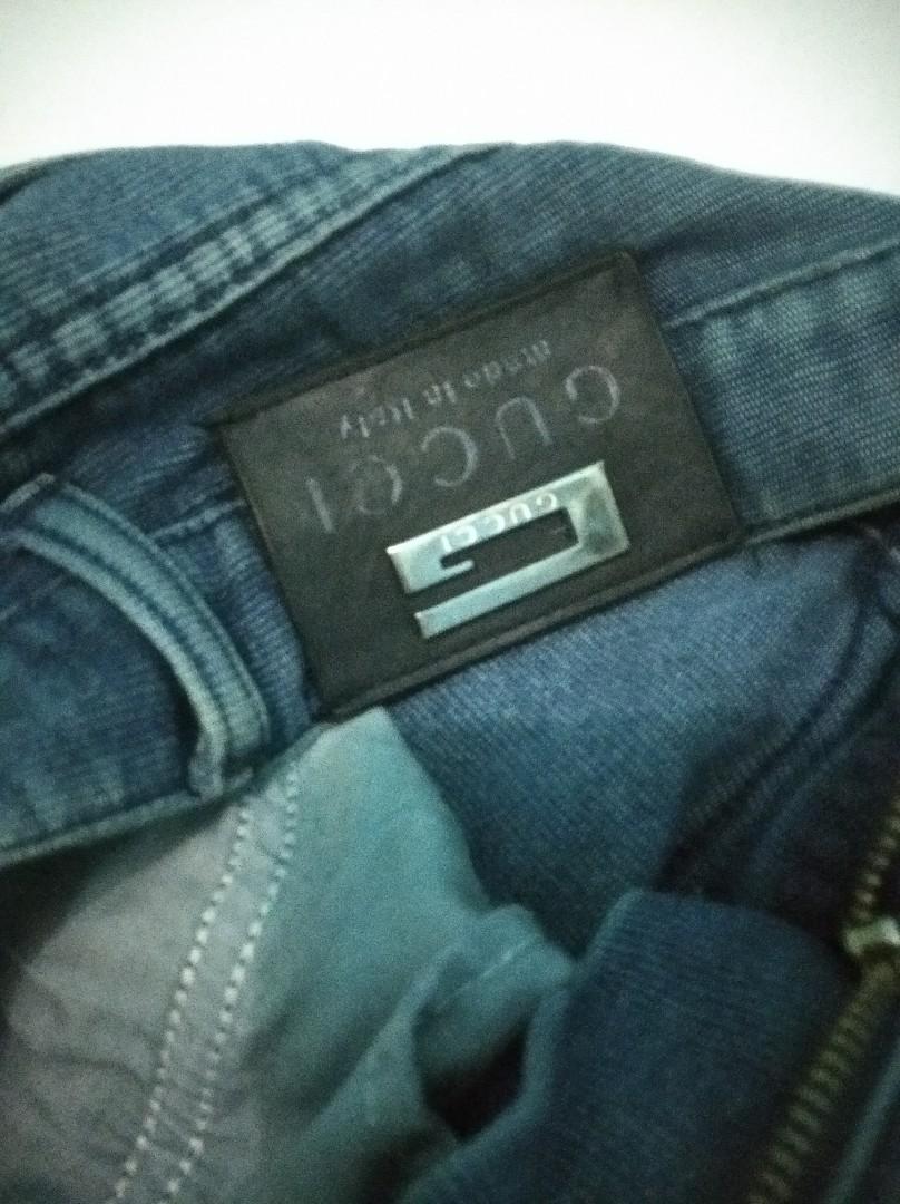Jeans Gucci, Fesyen Pria, Pakaian 