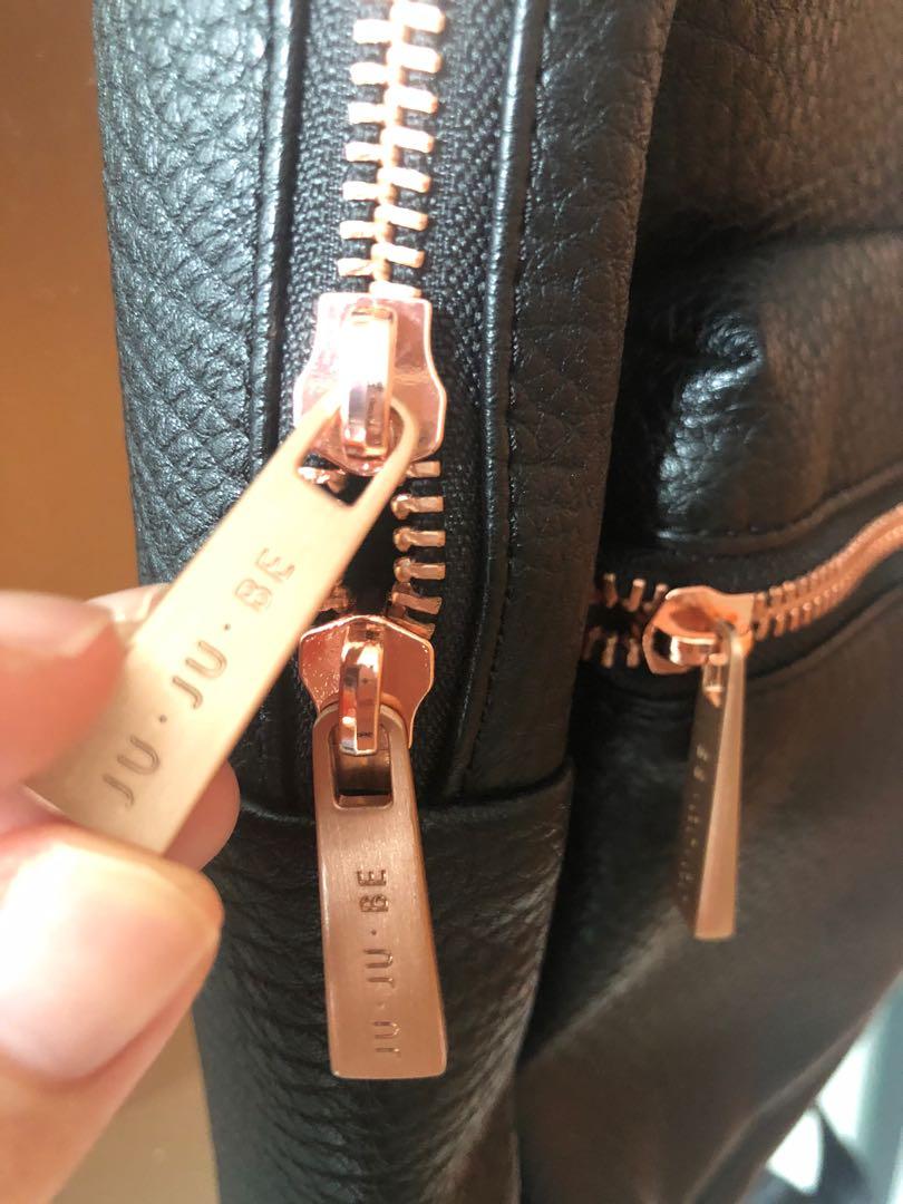 Jujube Ever Collection Mini Vegan Leather Backpack in Noir Rose Gold Babies Kids Going Out Diaper Bags Wetbags on Carousell