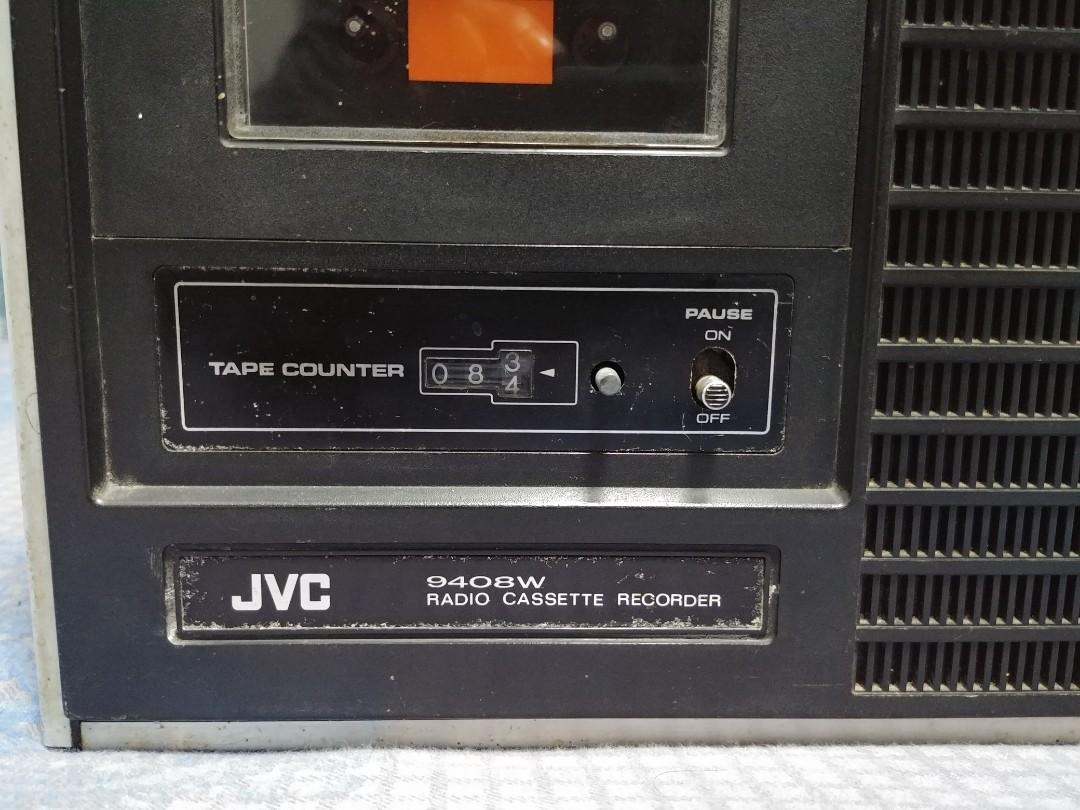 JVC vintage portable radio / cassette player 9408W boombox ( made in japan ), Hobbies & Toys