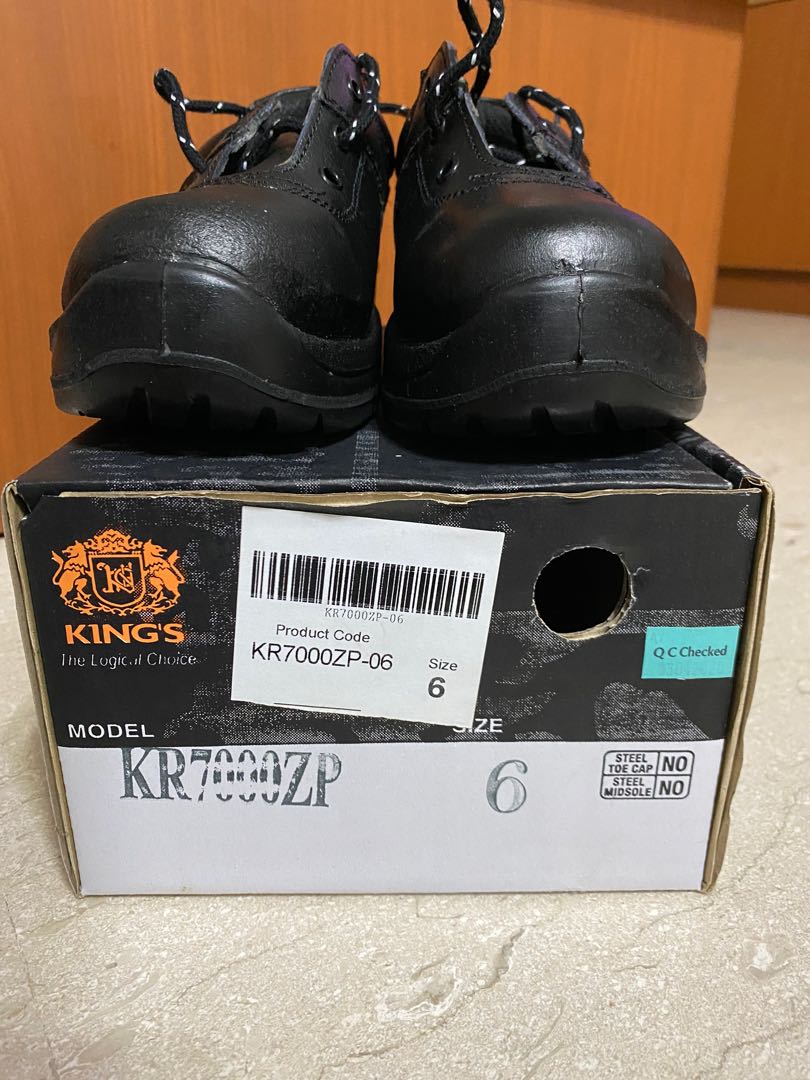 King's Safety Shoe KR7000ZP, Men's Fashion, Footwear, Boots on Carousell