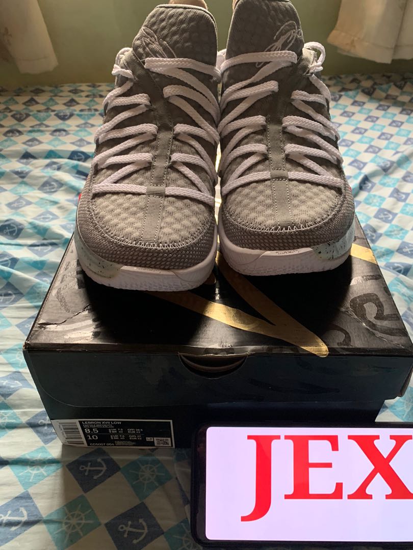 lebron 17 low particle grey
