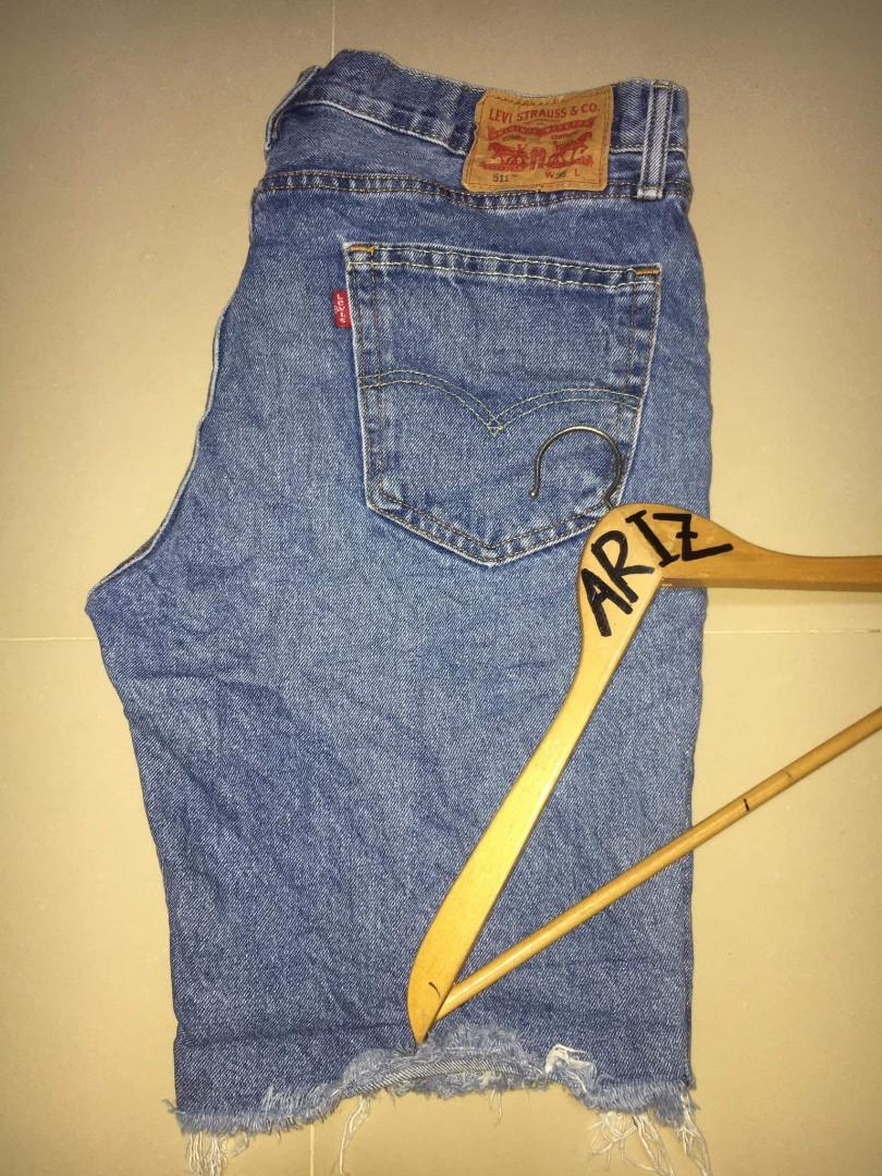 Levis 511 Cut off Shorts, Men's Fashion, Bottoms, Shorts on Carousell