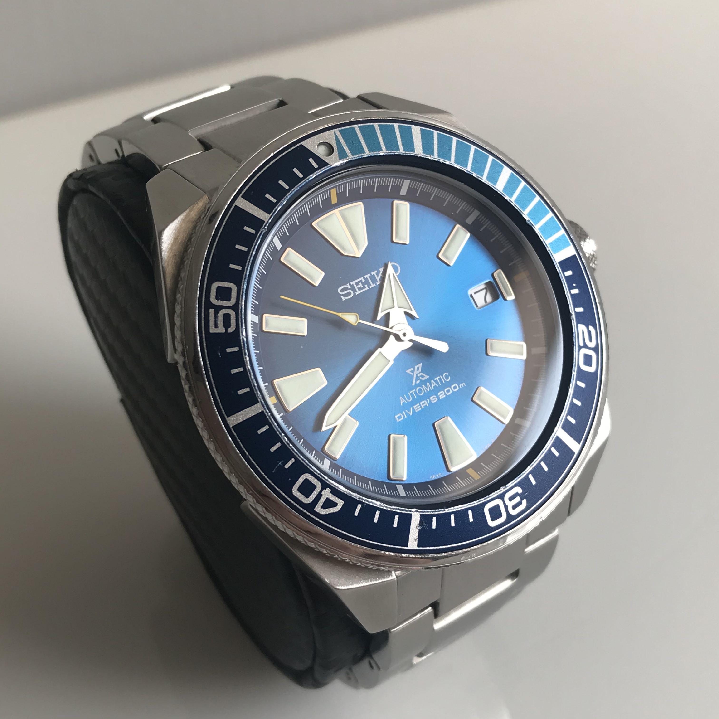 SOLD] Limited Edt Seiko Samurai Blue Lagoon SRPB09K1, Men's Fashion,  Watches & Accessories, Watches on Carousell