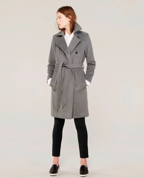 LN Everlane wool cashmere trench winter coat, Women's Fashion
