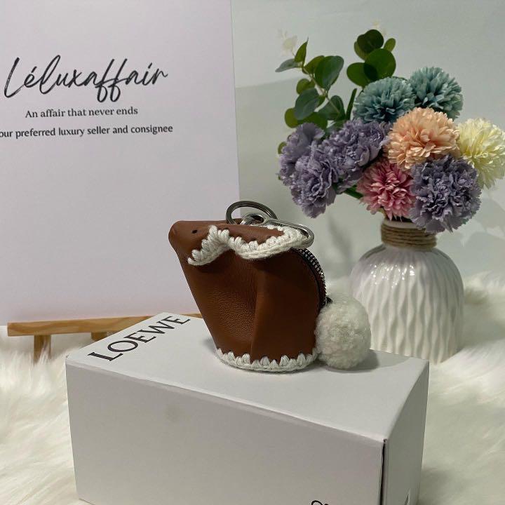 Loewe bunny keychain sale