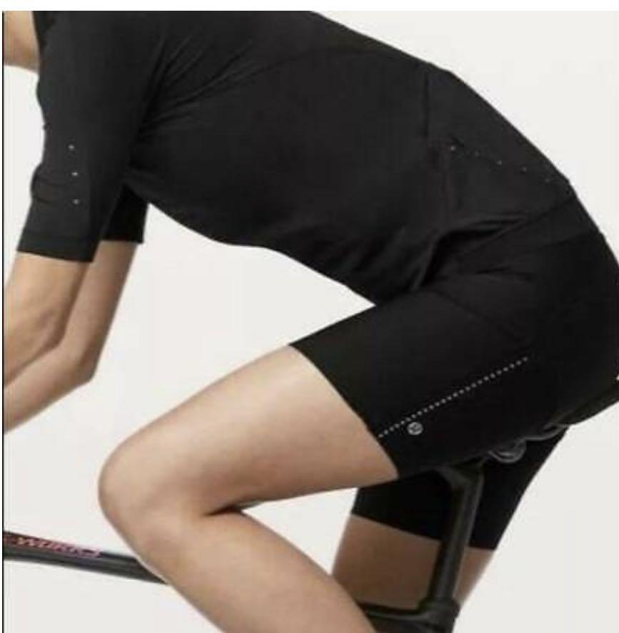 Lululemon Women City to Summit Light Cycling Shorts Black Women s