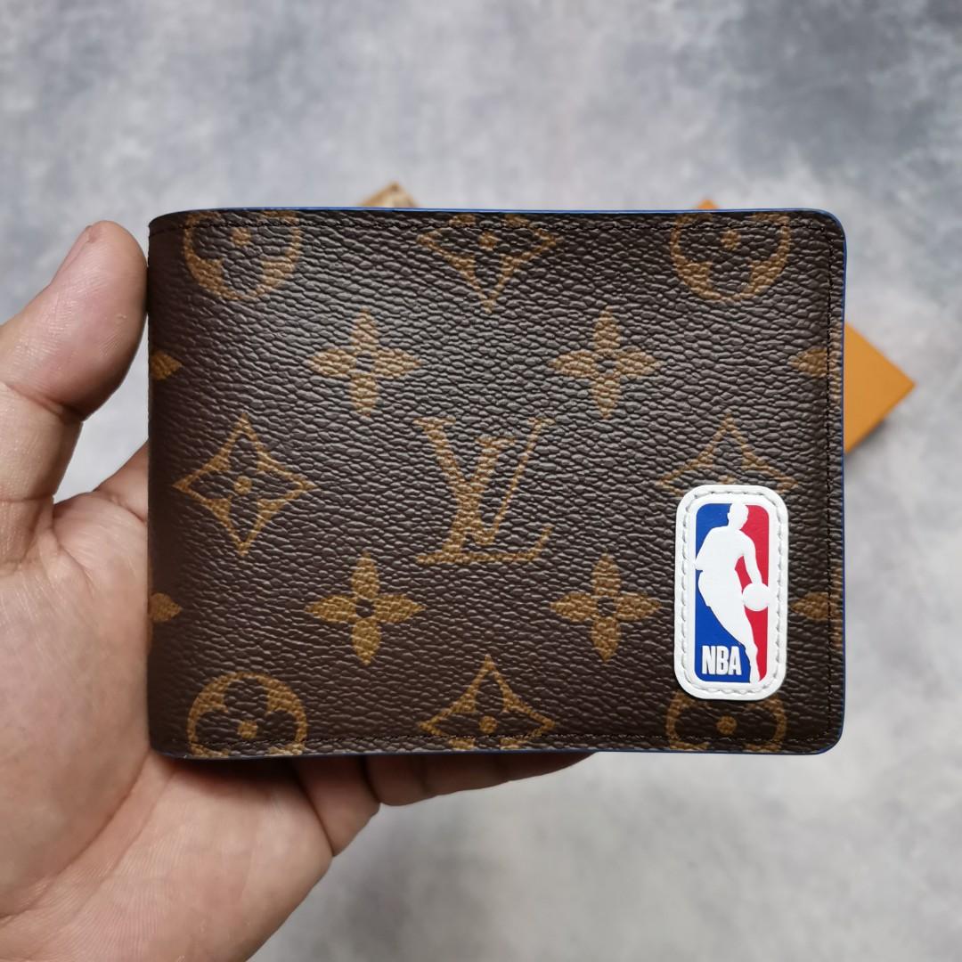 LV Virgil Abloh NBA Multiple Wallet, Luxury, Bags & Wallets on