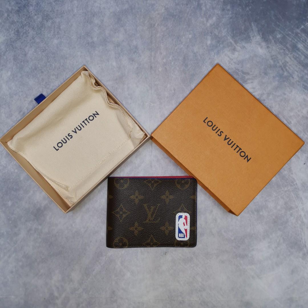  Louis Vuitton LVX NBA M80105 Bifold Wallet,  Portfeuil-Murtiple, Virgil Abloh, Monogram, Brown, Men's, Braun : Clothing,  Shoes & Jewelry