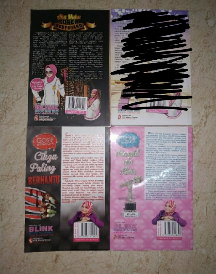Malay Novel: Ain Maisarah Novel (Category: Storybooks) located in Shah Alam. Submitted by saudiaaaa (Listing ID 1126662530, Image 2). Description: Aku Mahu Super Bodyguard Gosip Sri Bangsar: Nasyid VS Koir Gosip Sri Bangsar: Cikgu Paling Berhantu.