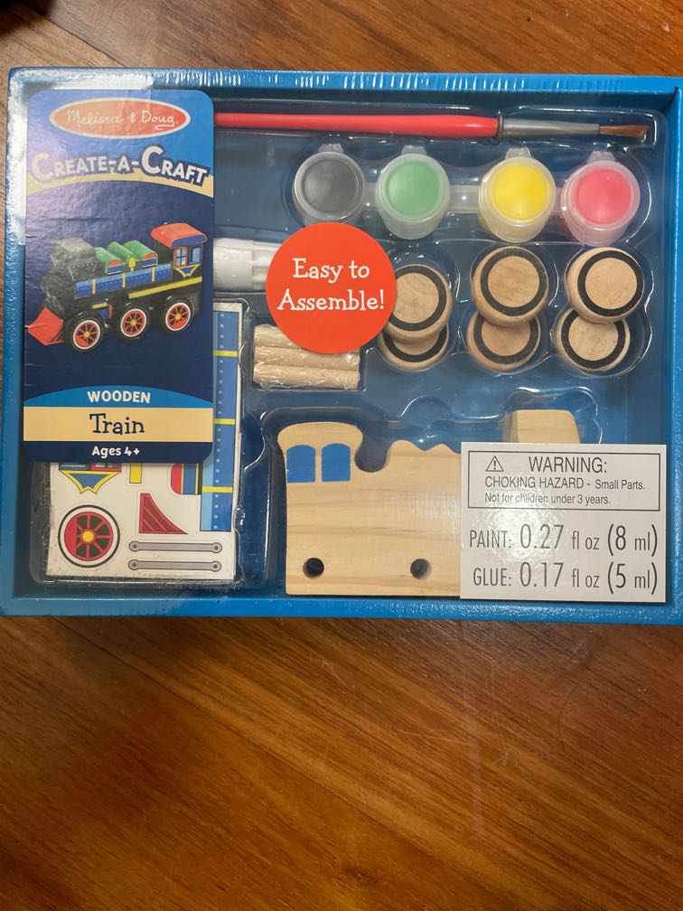 Melissa and doug paint train clearance