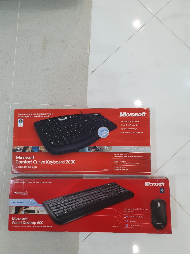 Microsoft Keyboard, Computers & Tech, Parts & Accessories, Computer