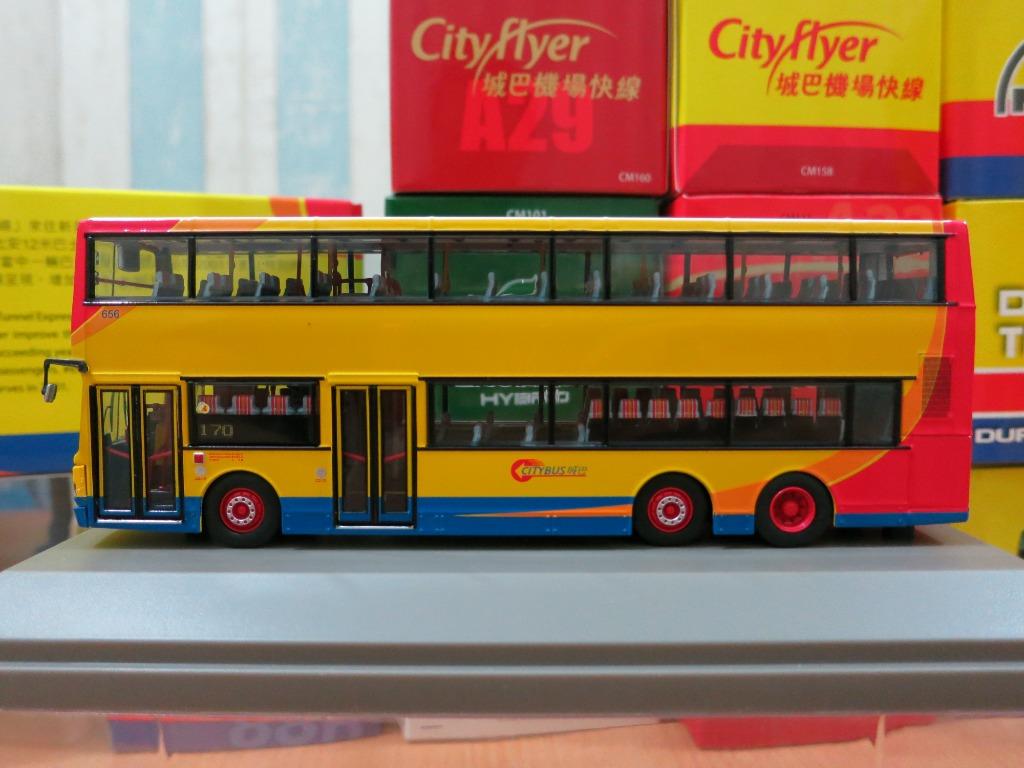 Model 1 城巴Citybus 富豪奧林比安12米巴士模型捷達特別色656 (170 