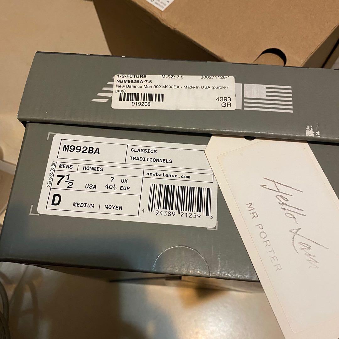 New Balance 992 ba 992ba, 男裝, 鞋, 波鞋- Carousell