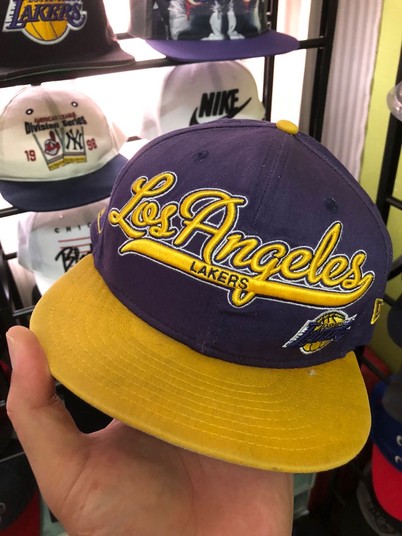 New Era NBA Los Angeles Lakers Snapback Cap, Men's Fashion New Era NBA Los Angeles Lakers Snapback Cap, Men's Fashion
