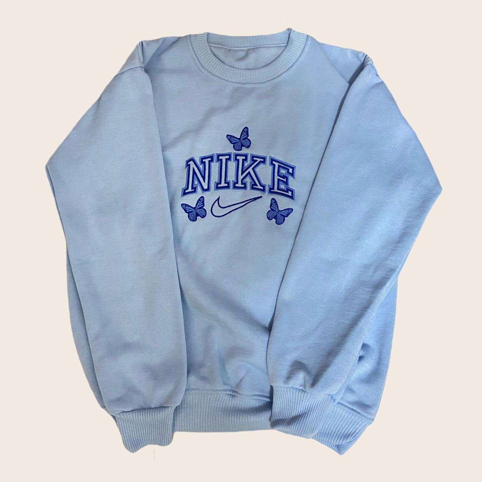 nike embroidered sweatshirt/sweater 