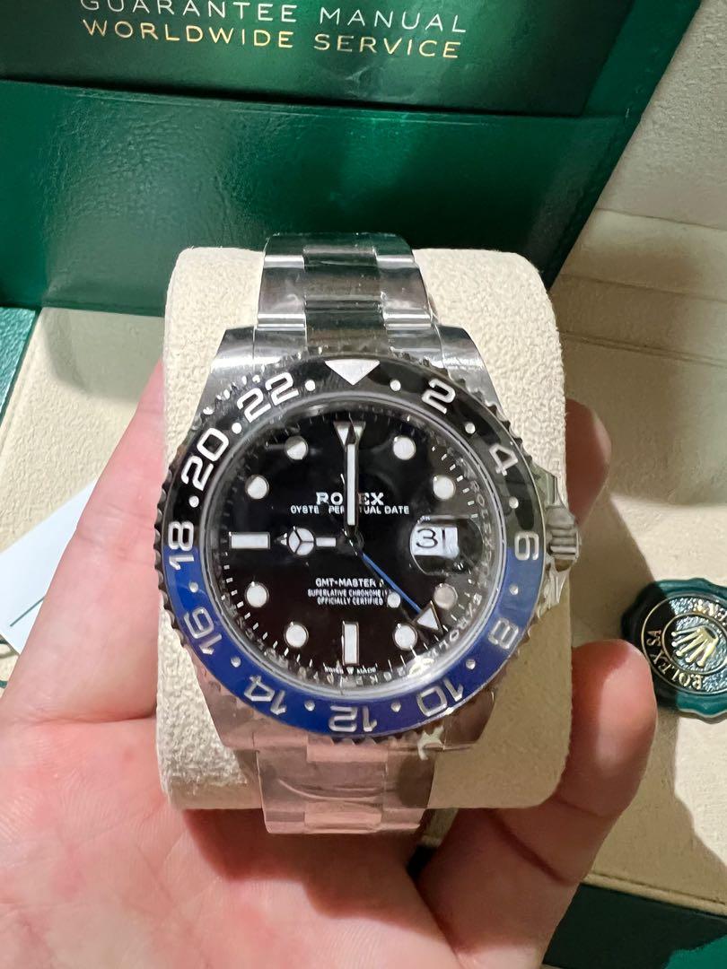 Nov 2021 Rolex Batman GMT Master II for sale Luxury Watches on