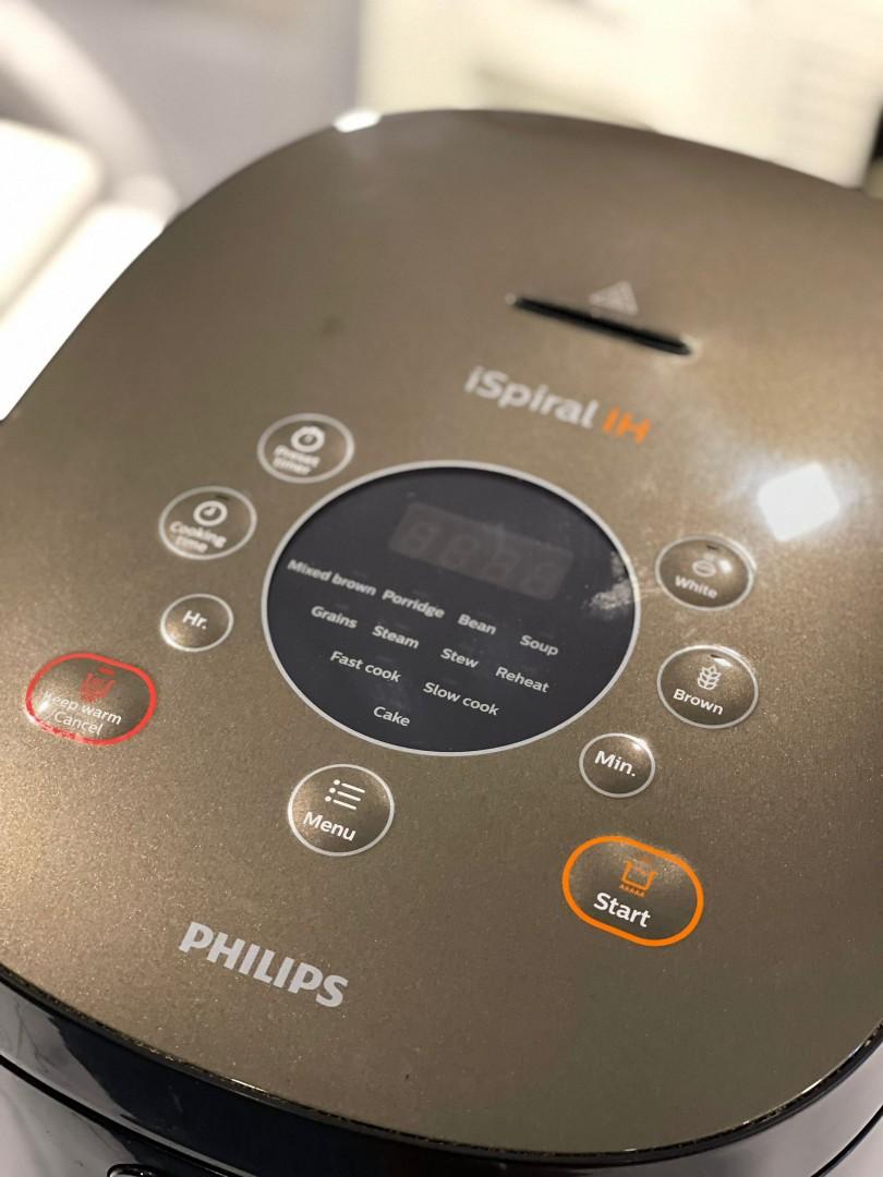 PHILIPS HD4535 IH RICE COOKER (1.5L), TV & Home Appliances, Kitchen