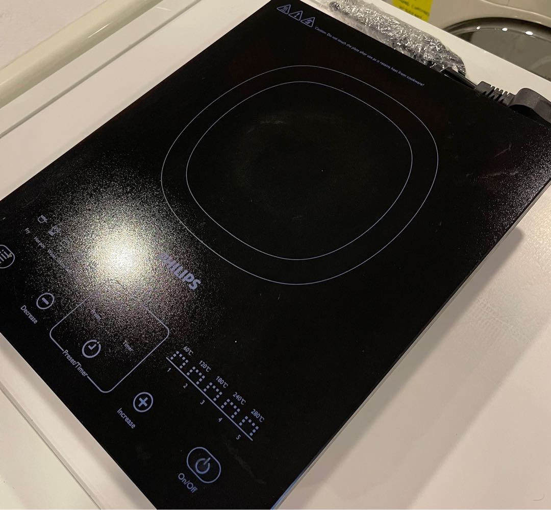 PHILIPS HD4911 VIVA COLLECTION INDUCTION COOK ER WITH S/S POT (2100W), TV & Home Appliances