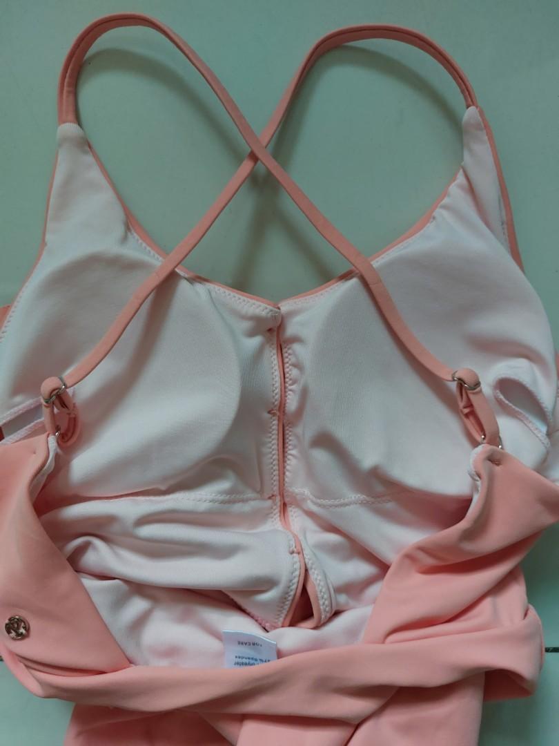 Pomelo Peplum Style Swimsuit, Women's Fashion, Swimwear, Bikinis