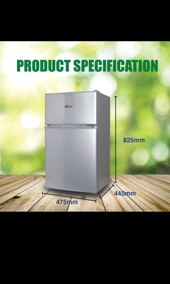 PowerPac 71L 2 Door Mini Bar Fridge with Freezer (PPF85), TV & Home