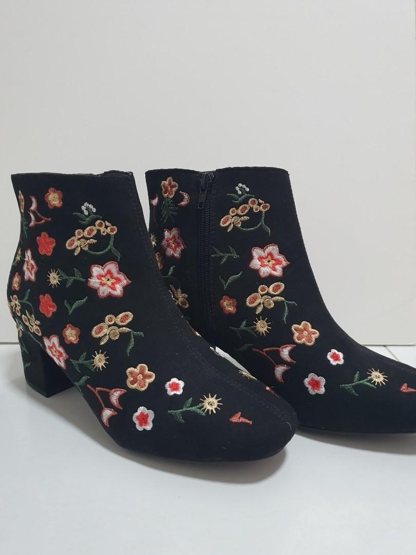 Embroidered hotsell boots primark
