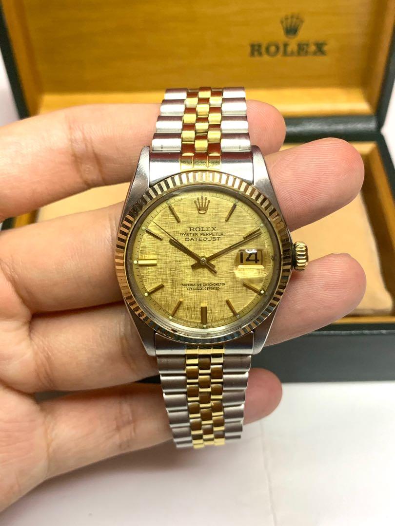 Rolex 1601 store linen dial