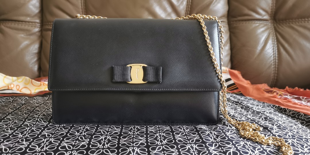 Ferragamo vara flap bag on sale