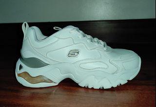 Skechers Rubber Shoes Women’s D’Lites 3.0 Air Sports Original (White / Silver)