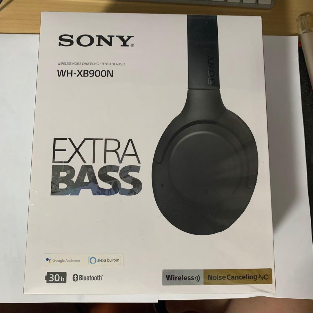 全新行貨] SONY WH-XB900N 藍牙耳機EXTRA BASS 音效& 數位降噪, 音響