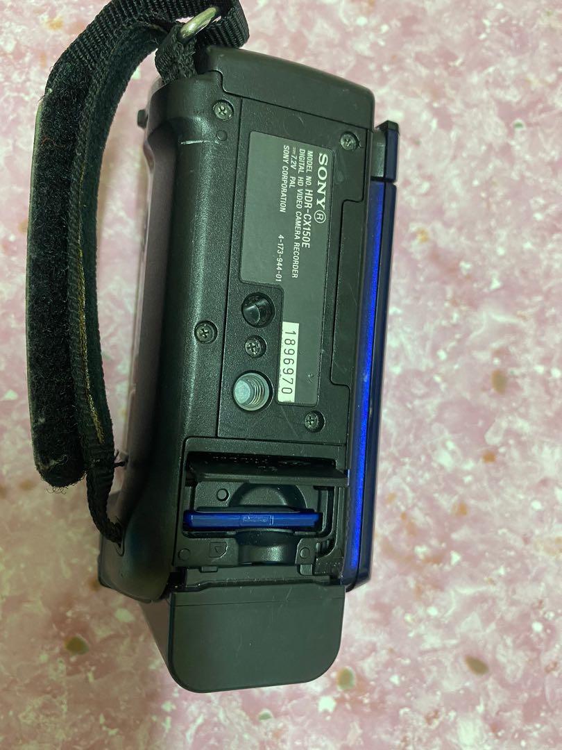 Sony AVCHD HDRCX150 memory card Touch screen, 攝影器材, 相機 Carousell