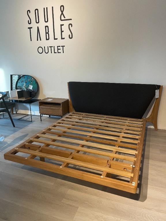 Soul & Tables Calypso Bed Frame Singapore Queen size, Furniture