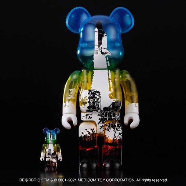 おもちゃ SPACE SHUTTLE BE@RBRICK LAUNCH 100 & 400