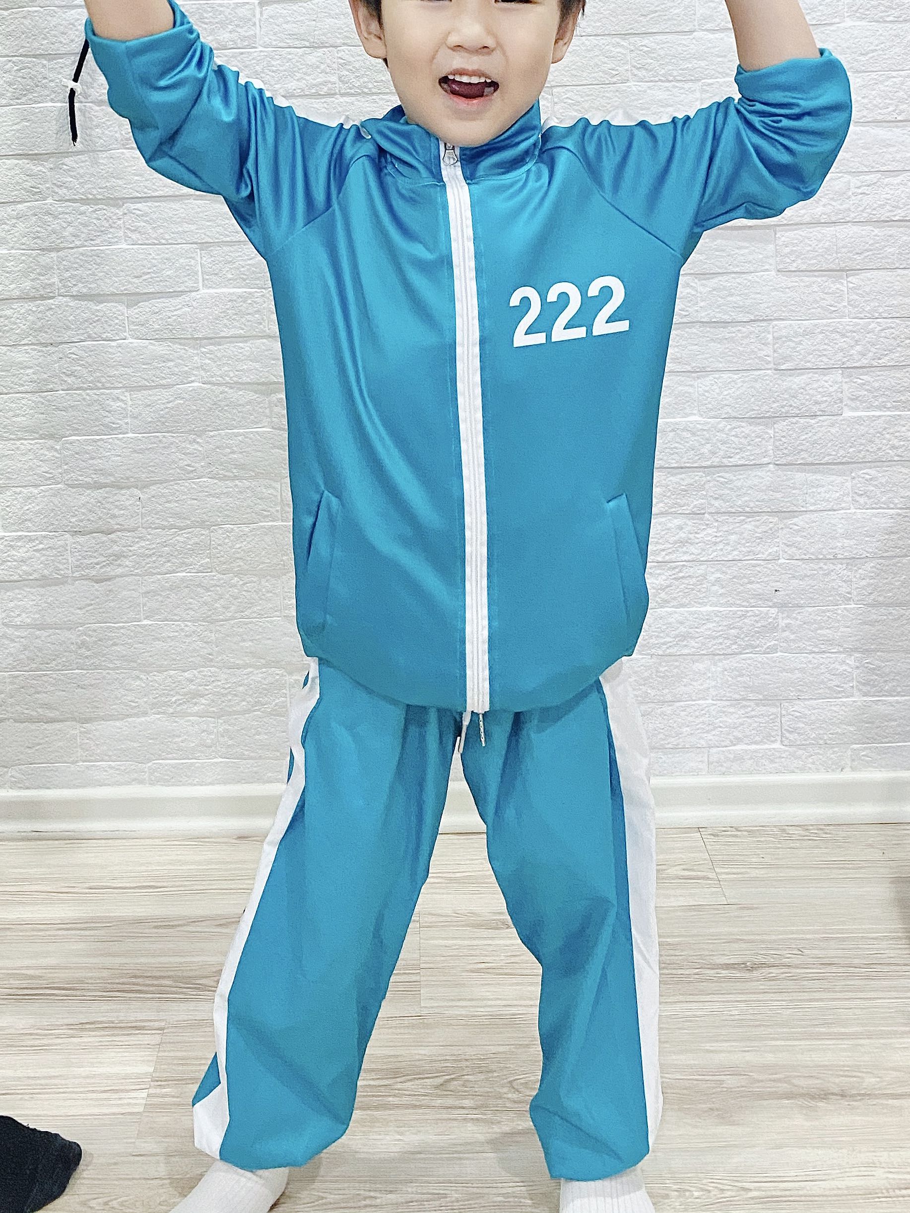 Squid game costume kids, Babies & Kids, Boys' Apparel, 4 to 7 ...