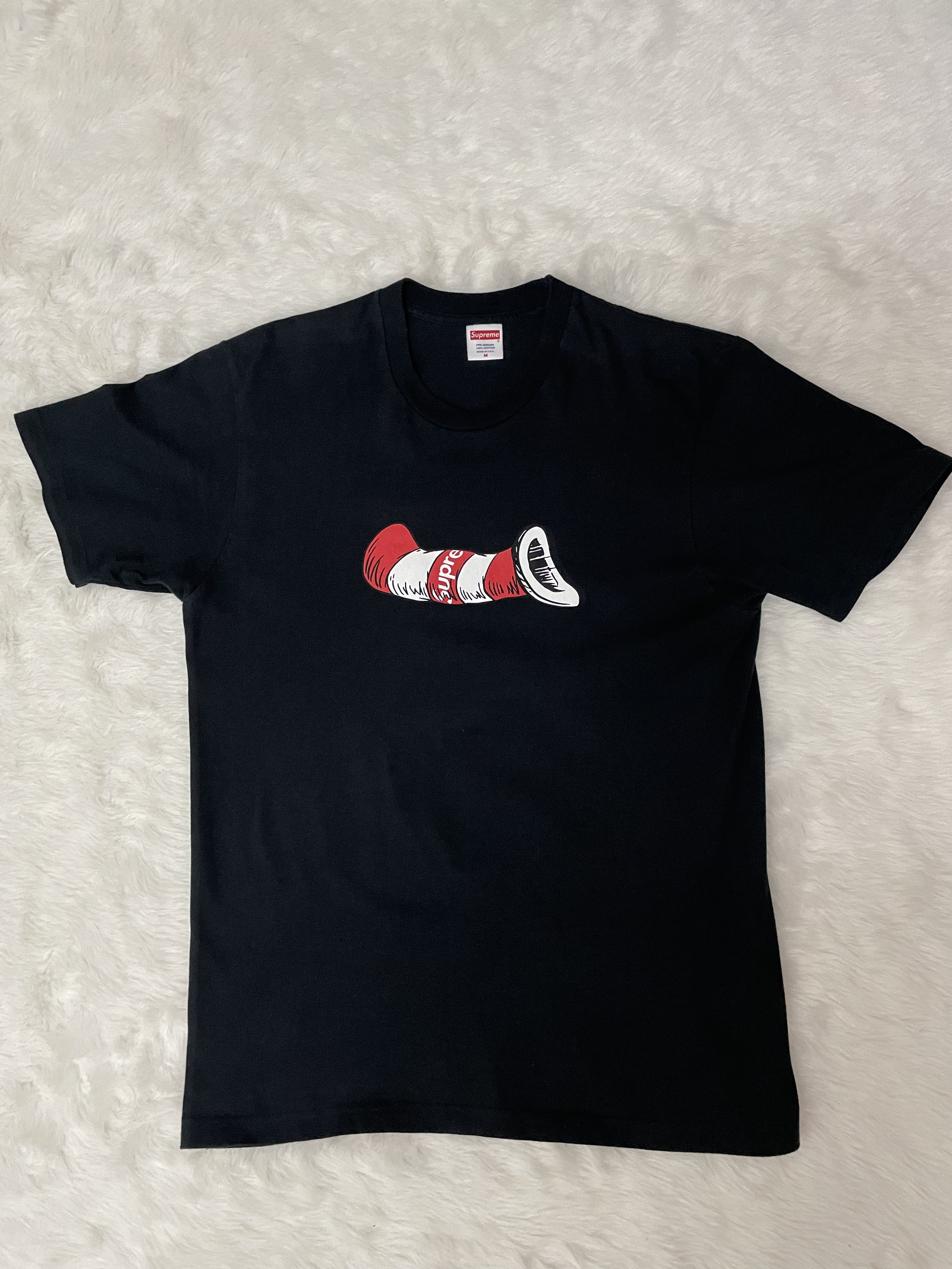 Supreme cat in the hat Men s Fashion Tops Sets Tshirts Polo
