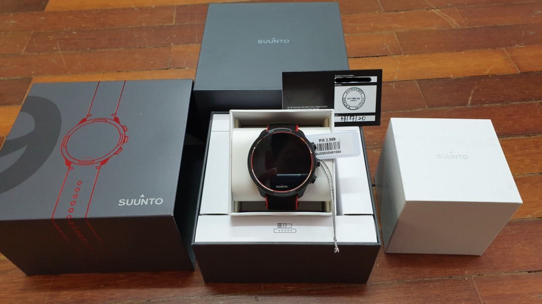 Suunto 9 Baro Gift Edition Leather Canvas Straps Men s