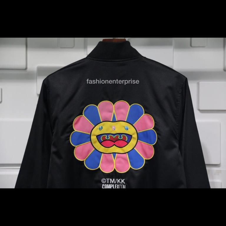 Takashi Murakami Complexcon X La Lakers M&n Satin Jacket Black