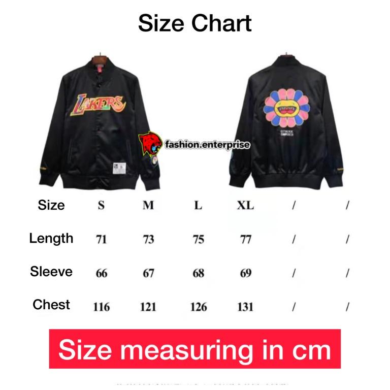 Takashi Murakami Complexcon X La Lakers M&n Satin Jacket Black