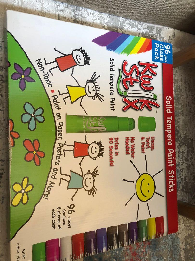 Tempera Paint Sticks, Babies & Kids, Infant Playtime on Carousell