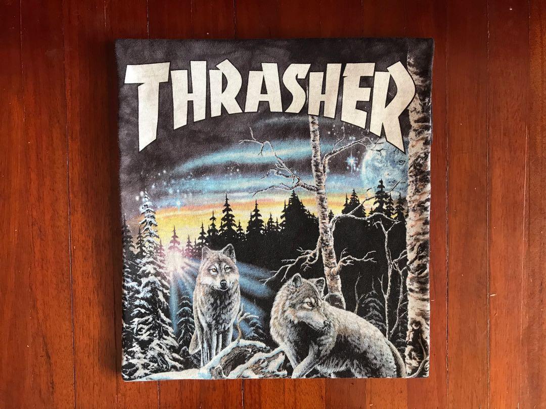 Thrasher wolf shirt best sale