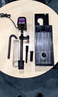 Top Filter and pump
