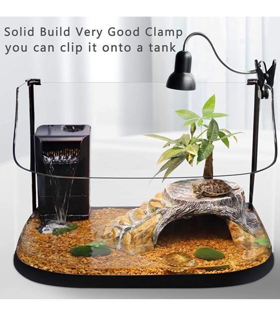 Tortoise Heat Lamp Basking Lamp 2 Bulb UVA UVB Light Lamp Heat