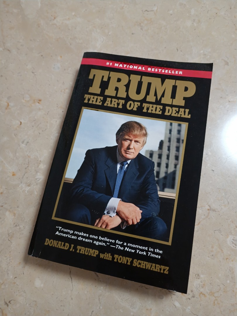 Trump the art of the deal, Hobbies &amp; Toys, Books &amp; Magazines, Fiction &amp; Non-Fiction on Carousell