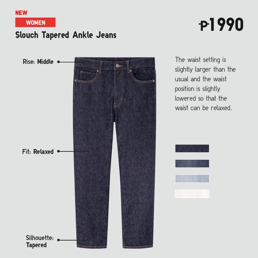 UNIQLO Tapered Ankle Jeans Pants (Mom 